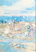 Maurice Prendergast Summer Visitors Spain oil painting artist